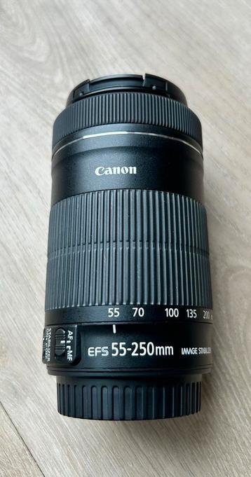 Canon EF-S 55-250mm zoomlens STM beschikbaar voor biedingen