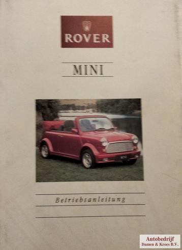 Handboek Rover Mini RCL0015GER (Duitstalig) beschikbaar voor biedingen
