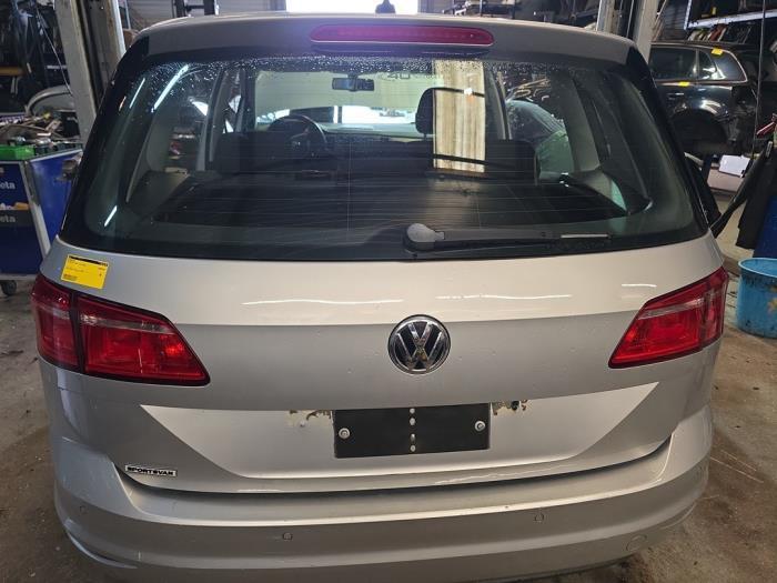 Achterklep van een Volkswagen Golf Sportsvan (LA7W), Auto-onderdelen, Carrosserie en Plaatwerk, Achterklep, Volkswagen, Gebruikt