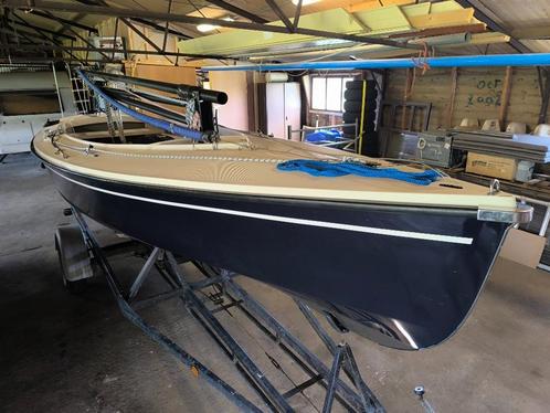 Polyvalk Geuzenvalk met maststrijkinstallatie incl bezorging, Watersport en Boten, Open zeilboten, Gebruikt, Polyvalk, 6 meter of meer