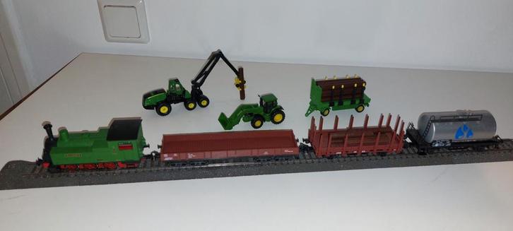 Marklin Bosbouw Treinstel  Digitaal, Hobby en Vrije tijd, Modeltreinen | H0, Zo goed als nieuw, Treinset, Wisselstroom, Märklin