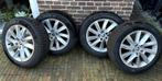 Winterbanden met Skoda velg 215/55/17, Ophalen, Banden en Velgen, 17 inch, Winterbanden