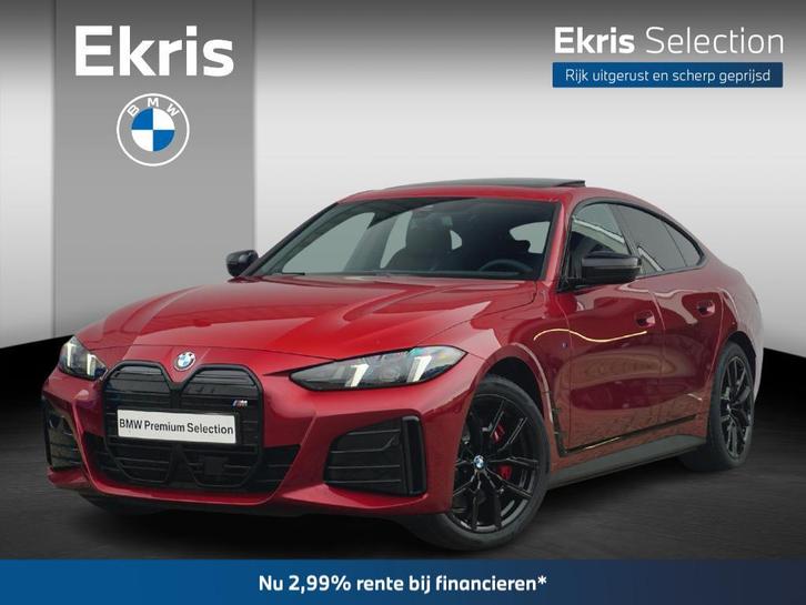BMW i4 eDrive35 M sportpakket Pro Schuif-/kanteldak / Comfor, Auto's, BMW, Bedrijf, Te koop, i4, ABS, Achteruitrijcamera, Adaptieve lichten