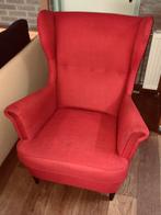 IKEA Strandmon rood rode Stoel Oorfauteuil staat in de weg, Ophalen, Zo goed als nieuw, Rood, Eén
