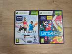 Just Dance 3 en Yourshape , XBOX 360, Muziek, Ophalen of Verzenden, Zo goed als nieuw, 3 spelers of meer