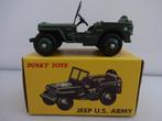 Jeep U.S. Army leger Groen nr: 153A van Dinky Toys 1/43, Hobby en Vrije tijd, Ophalen of Verzenden, Nieuw, Auto, Dinky Toys