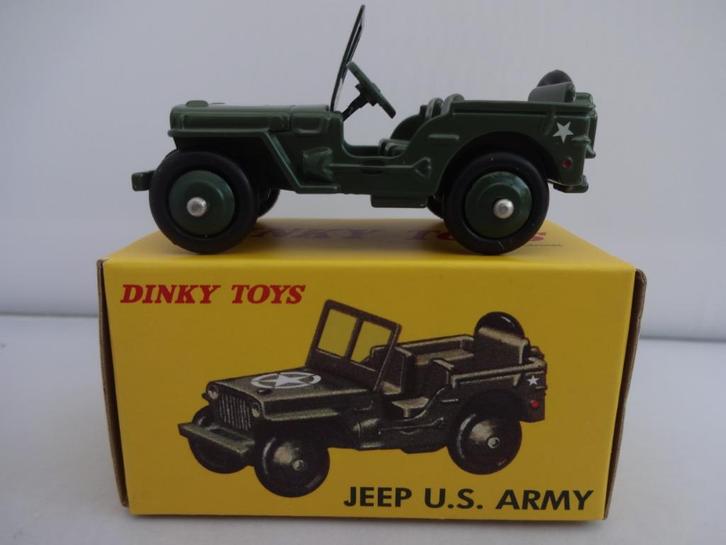 Jeep U.S. Army leger Groen nr: 153A van Dinky Toys 1/43, Hobby en Vrije tijd, Modelauto's | 1:43, Nieuw, Auto, Dinky Toys, Ophalen of Verzenden