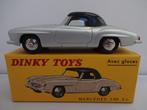 Mercedes Benz 190 SL Zilver nr: 526 van Dinky Toys 1/43, Ophalen of Verzenden, Nieuw, Auto, Dinky Toys