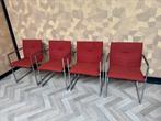 4 Arco frame stoelen Xl, Huis en Inrichting, Ophalen of Verzenden, Zo goed als nieuw, Leer