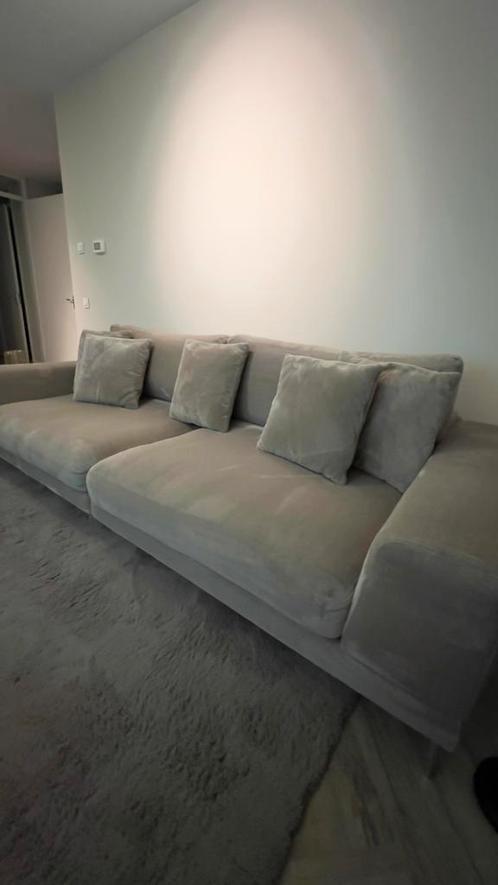 Koex Bankstel + Loveseat Creme kleur, Huis en Inrichting, Banken | Bankstellen, Zo goed als nieuw, Stof, Ophalen of Verzenden