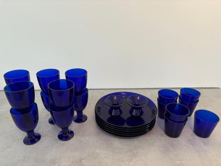 Iittala Verna glasservies, Huis en Inrichting, Keuken | Servies, Zo goed als nieuw, Bord(en), Overige stijlen, Glas, Ophalen