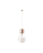 Brilliant Hanglamp Bulb – Koper 93429/29, Nieuw, Designobject decoratief nostalgische modern, Ophalen of Verzenden, Glas