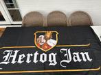 Grote Hertog Jan vlag, Verzamelen, Biermerken, Ophalen of Verzenden, Zo goed als nieuw, Reclamebord, Plaat of Schild, Hertog Jan