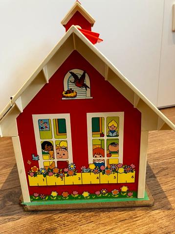 Fisher Price vintage schooltje beschikbaar voor biedingen
