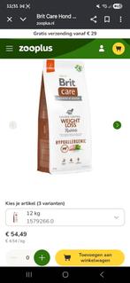 Brit care hypoallergeen hondenbrok 12kg, Dieren en Toebehoren, Dierenvoeding, Ophalen of Verzenden, Hond