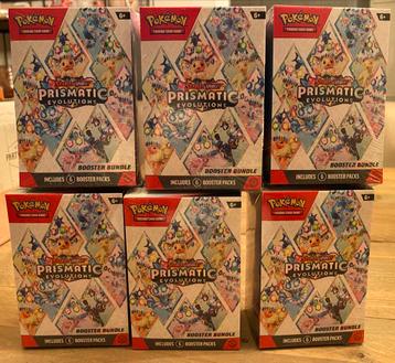 Prismatic evolutions booster bundle beschikbaar voor biedingen