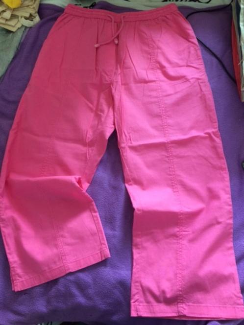 roze zomerbroek mt m *nieuw*, Kleding | Dames, Broeken en Pantalons, Nieuw, Maat 38/40 (M), Roze, Ophalen of Verzenden