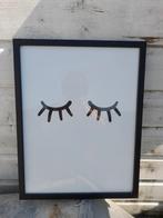 Lijst met print, Huis en Inrichting, Woonaccessoires | Lijsten, Ophalen, Zo goed als nieuw, Hout, Minder dan 50 cm