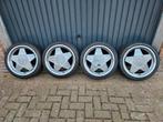 Bortet A 4x100 7,5x17 Michelin Pilot Sport 205/40R17 BBS RS, Auto-onderdelen, 205 mm, 17 inch, Banden en Velgen, Personenwagen