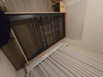 Elektrische Auping bed met bijzet tafeltje en matras., Ophalen of Verzenden, 200 cm, Hout, Verstelbaar