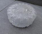 Vintage glazen plafonnière- retro, Ophalen of Verzenden, Zo goed als nieuw, Glas
