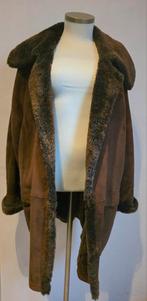 CHRIST Lammy Coat - Lamssuéde Jas - Maat 42/44, Kleding | Dames, Jassen | Zomer, Bruin, Maat 42/44 (L), Zo goed als nieuw, CHRIST