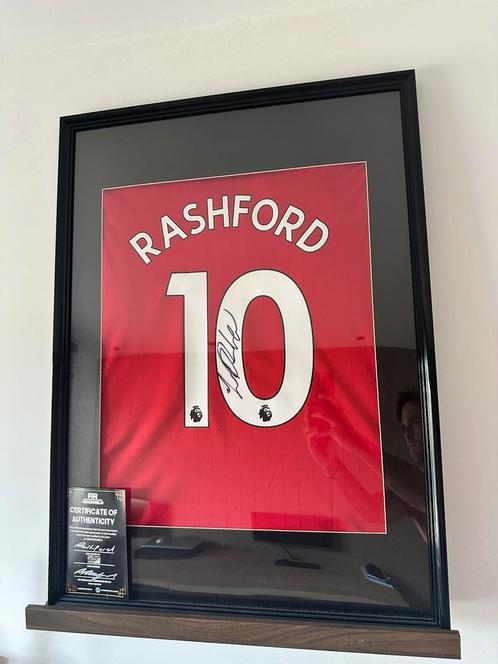 Gesigneerd Rashford-shirt met certificaat, Verzamelen, Complete verzamelingen en Collecties, Ophalen of Verzenden