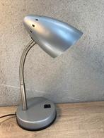 Vintage Tafellamp bureaulamp grijs boxford holland, Huis en Inrichting, Lampen | Tafellampen, Ophalen of Verzenden, Gebruikt, Minder dan 50 cm