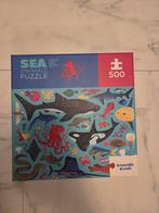 Crocodile Creek Zee Dieren Puzzel 500 Stukjes, Hobby en Vrije tijd, Ophalen of Verzenden, 500 t/m 1500 stukjes, Zo goed als nieuw