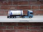 Tekno  Iveco  met  Tankcontainer  van  Ligthart., Hobby en Vrije tijd, Modelauto's | 1:50, Ophalen of Verzenden, Nieuw, Bus of Vrachtwagen