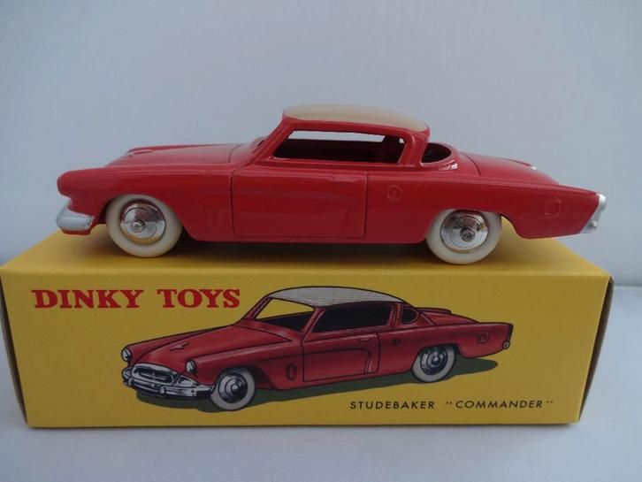 Studebaker Commander rood nr: 24Y van Dinky Toys 1/43, Hobby en Vrije tijd, Modelauto's | 1:43, Nieuw, Auto, Dinky Toys, Ophalen of Verzenden