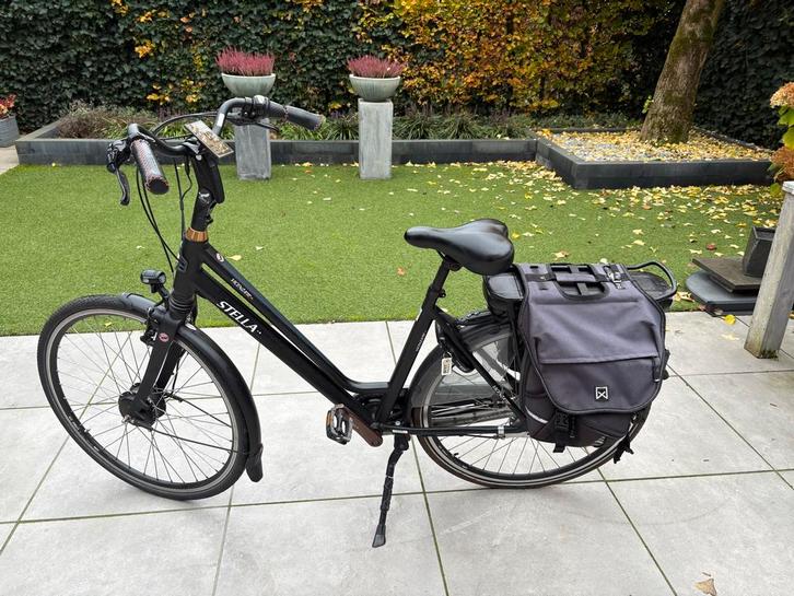 Stella Vicenza Suprior Nero E-bike met tas en oplader, Fietsen en Brommers, Elektrische fietsen, Gebruikt, Overige merken, 51 tot 55 cm