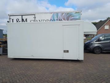 Laadbak met zijdeur en achter klep, opslagcontainer  beschikbaar voor biedingen