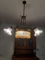 Hanglamp met kralen, Huis en Inrichting, Lampen | Hanglampen, Ophalen, Gebruikt, Minder dan 50 cm