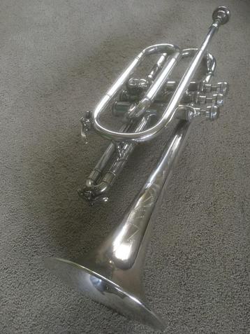 bes cornet uit 1950 verzilverd beschikbaar voor biedingen