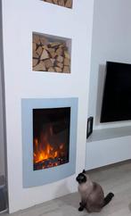 INBOUW sfeerhaard wit verticaal, Huis en Inrichting, Ophalen, Zo goed als nieuw, Elektrische haard