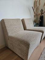Twee zitelementen beige, Ophalen, 75 tot 100 cm, Zo goed als nieuw, Stof