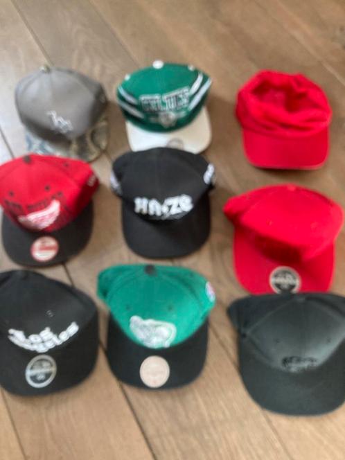 9 petten. €3.50 per stuk of alle 9 voor €15.00, Kleding | Heren, Hoeden en Petten, Zo goed als nieuw, Pet, One size fits all, Ophalen of Verzenden