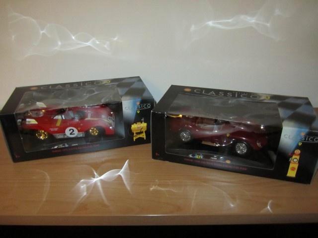 SHELL-set 1:18 Ferrari 312P en Ferrari 250 Testa Rossa (OVP), Hobby en Vrije tijd, Modelauto's | 1:18, Nieuw, Auto, Maisto, Ophalen of Verzenden