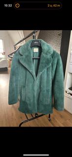 Groene Vila Faux Fur Jas, Kleding | Dames, Jassen | Winter, Ophalen of Verzenden, Zo goed als nieuw, Maat 38/40 (M), Groen