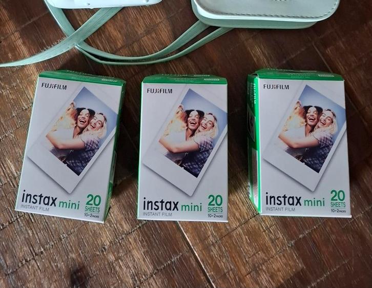 Instax mini foto's 3 pakjes van 20 stuks voor Instax camera, Audio, Tv en Foto, Fotocamera's Analoog, Nieuw, Fuji, Ophalen of Verzenden