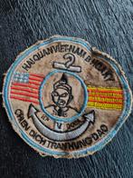 Vietnam War Patch Joint US & ARVN Navy Operation TRAN HUNG D, Ophalen of Verzenden, Marine, Amerika, Embleem of Badge