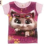 44 Cats T-shirt - Roze - Maat 92 - 98 - 104 - 110 - 116, Kinderen en Baby's, Kinderkleding | Maat 104, Nieuw, Meisje, Ophalen of Verzenden