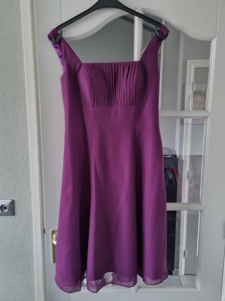 Nieuwe Paarse jurk - Maat 14 L/XL, Kleding | Dames, Paars, Maat 42/44 (L), Nieuw, Ophalen of Verzenden