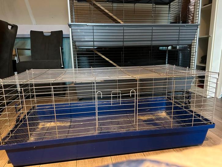 Grote kooi, Dieren en Toebehoren, Knaagdieren en Konijnen | Hokken en Kooien, Gebruikt, Kooi, Minder dan 60 cm, 110 cm of meer
