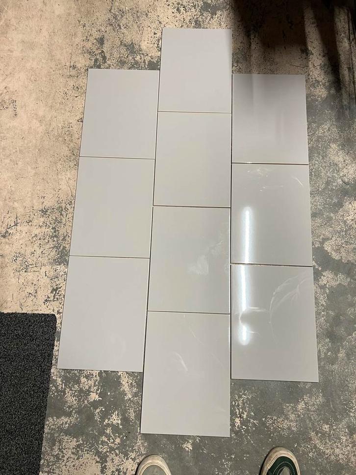 Mosa Badkamertegels Grijs 25x33 cm, Doe-het-zelf en Verbouw, Tegels, Nieuw, Wandtegels, Keramiek, 20 tot 40 cm, 20 tot 40 cm, 10 m² of meer