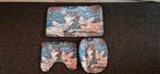 Bad- en toiletmat set katten 73,5x43 cm, Ophalen of Verzenden, Nieuw, Badmat