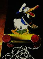 DONALD DUCK  EERSTE TREKCAR   1936 IN COMPLETE STAAT ., Boeken, Gelezen, Ophalen of Verzenden, Walt Disney, Eén stripboek