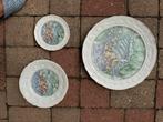 Gien kaas servies, Huis en Inrichting, Keuken | Servies, Ophalen, Zo goed als nieuw, Overige stijlen, Bord(en)
