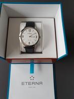 Eterna eternity Swiss made heren horloge, Sieraden, Tassen en Uiterlijk, Horloges | Heren, Overige merken, Leer, Staal, Polshorloge